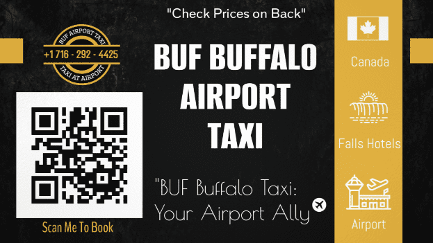 BUF Buffalo Airport Taxi business card