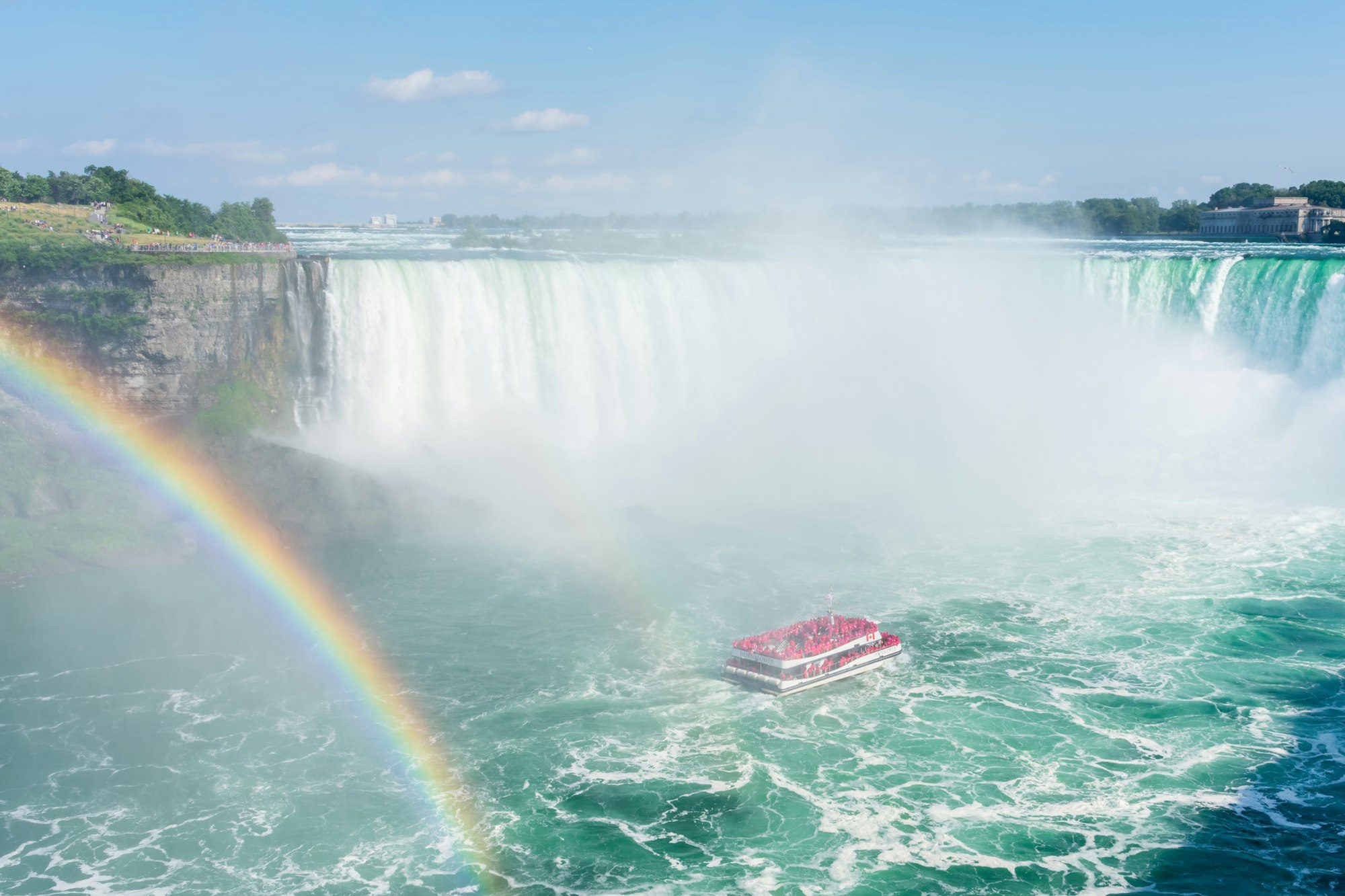 Double rainbow over Niagara Falls